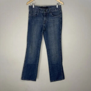 Calvin Klein Lean Bootcut Denim Jeans NWT Medium Wash 6 X 32 Class Straight Leg